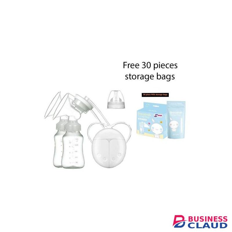 Electric Double Breast Pump With Free Storage Bags