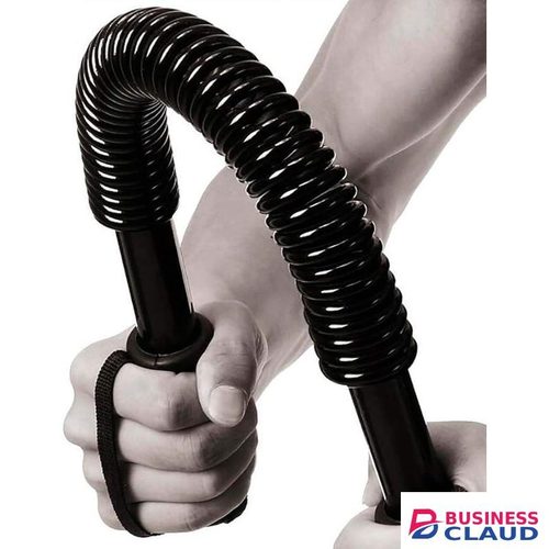Power Twister Flex Bar - Black Upper Body Weight Machine,Spring Power Twister Bar for Shoulder Arm Builder Exercise Chest Machine,Training Workout Home Gym Fitness Equipment,60 kg