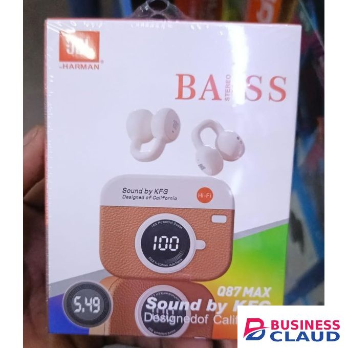 Wireless GSM JBL Open-Ear Headphones Sound Quality Equipped with Bluetooth 5.3 technology for studio-quality sound.