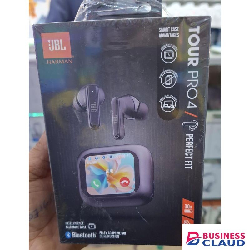 JBL Tour Pro 4 ANC True Wireless Earbuds with Bluetooth 5.3, Fast Pair & JBL Pro Sound Immersion