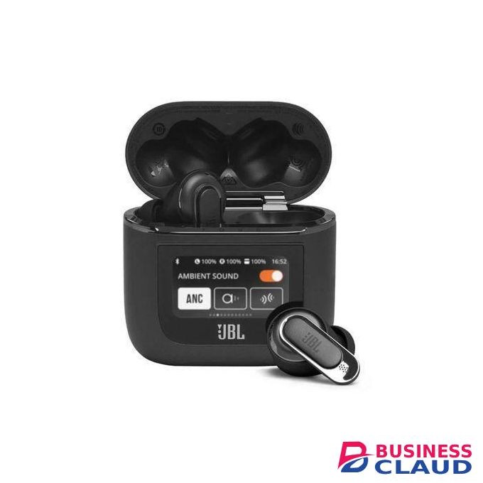 JBL Tour Pro 4 Wireless Headphones with Smart Display Charging Case, Spatial Sound, and Personalized Listening