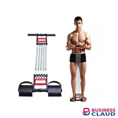3 In 1 Spring Chest Expander Hand Gripper Pull-Up Bars Muscle Strength Pulling Exercise Resistance Training