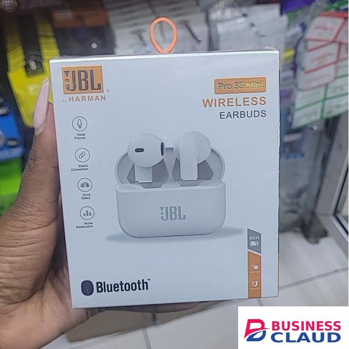 JBL Pro 5S Mini EarPods – High-Fidelity Bluetooth Earbuds with Touch Controls & Charging Case