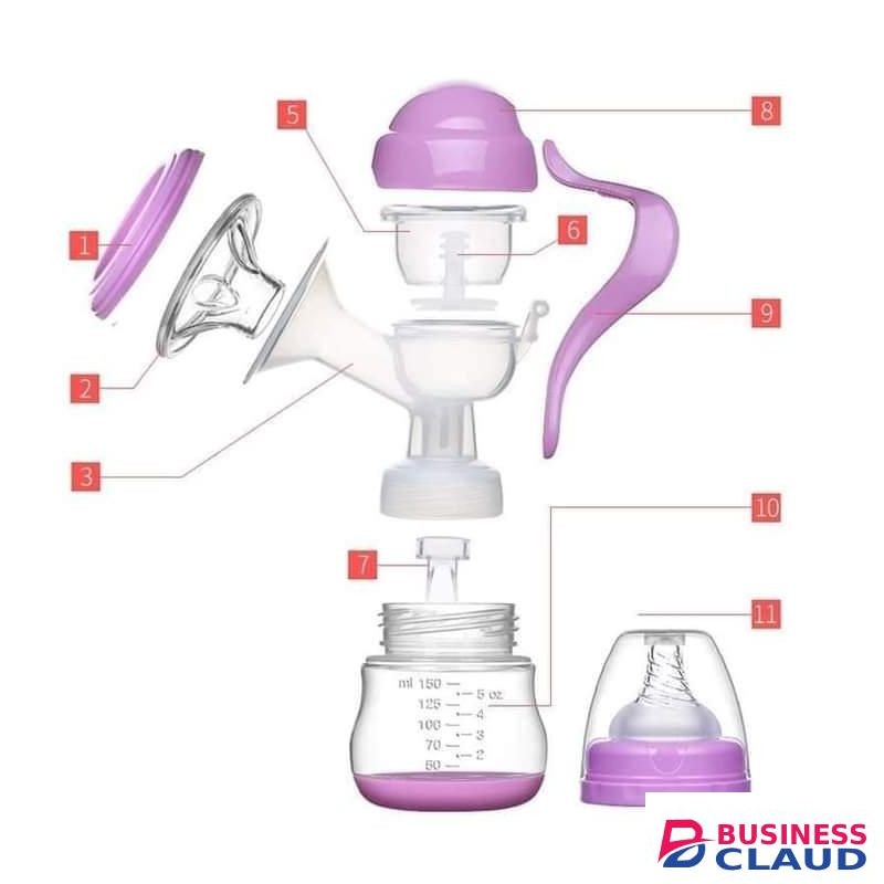 Healthy BPA Free Manual Breast Pump - Easy To Use & Fast
