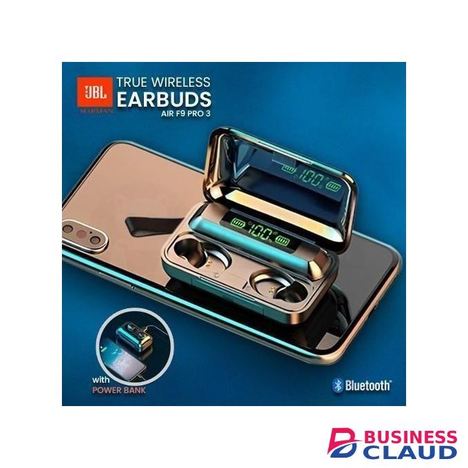 Jbl Air F9 Pro+ Earpods Earbuds. Bluetooth. Wireless Earbud