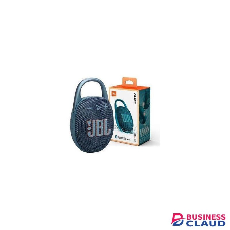 Jbl Clip 5 - Ultra-Portable, Waterproof & Dustproof Bluetooth Speaker, Big Pro Sound with Punchy bass, Integrated Carabiner, Up to 12 Hours of Play, Made in Part with Recycled Materials (Blue)
