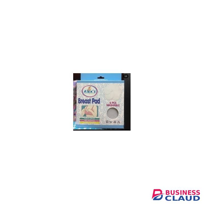 Alex Breast Pads OR Nursing Pads - 6 Pcs Washable Breast Pads