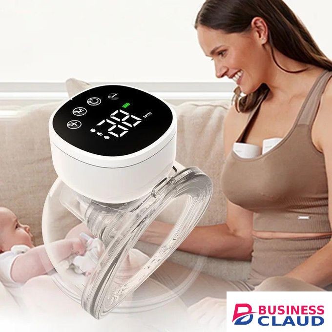 2/1PCS Electric Breast Pump – Portable Hands-Free Wearable Milk Extractor (BPA-Free)