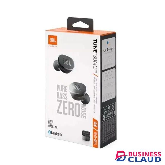 Jbl TUNE 130NC TWS TRUE WIRELESS NOISE CANCELLING EARBUDS, PURE BASS SOUND UP TO 10 HOURS OF BATTERY LIFE,IPX4-RATED WATER AND SWEAT RESISTANCE