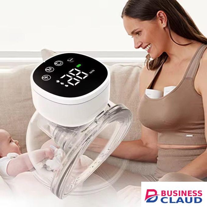 2pcs Rechargeable Hands Free Wearable Breast Pump