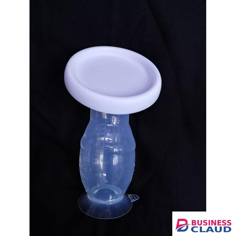Silicone portable manual breast pump