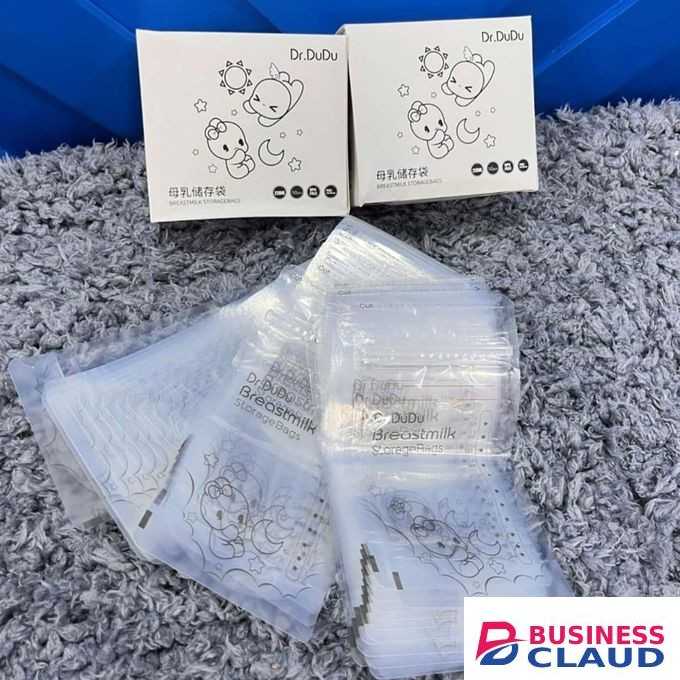 New 50pcs Dr. Dudu Transparent Breastmilk Storage Bag 220mL