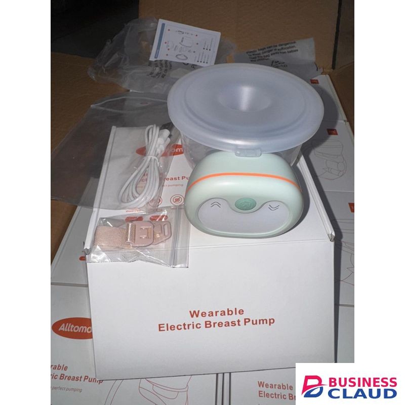 Wearable Rechargeable Electric Breast Pump Hand-Free Wireless BPA Free Lightweight Portable for Fast Efficient Milk Expression