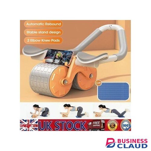 AB Automatic Rebound Abdominal Wheel Ab Roller With Timer Abdominal Trainer Abs Roller Wheel Plank Exercise Bike Abs Roller Wheel Ab Exercise Wheel (Color : Pink)