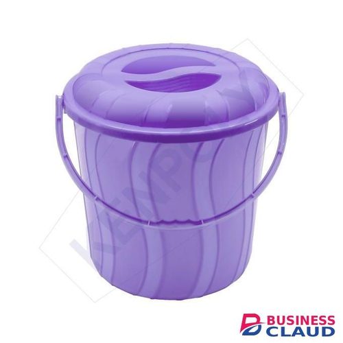 Kenpoly Clear Bucket No. 3 – Durable Transparent Plastic Bucket for Household & Kitchen Use