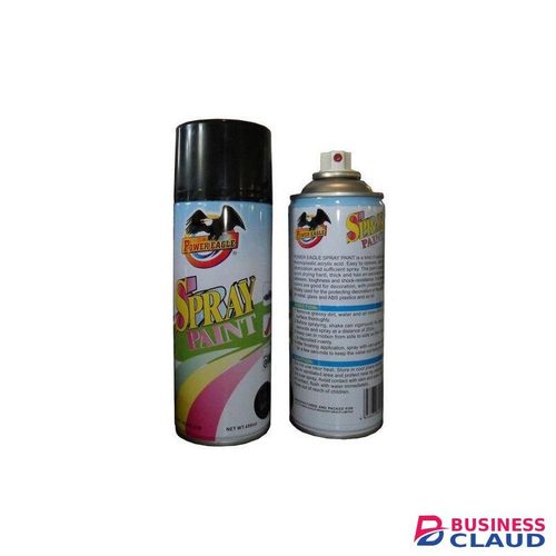 Power Eagle Spray Paint Black Gloss – 450ml
