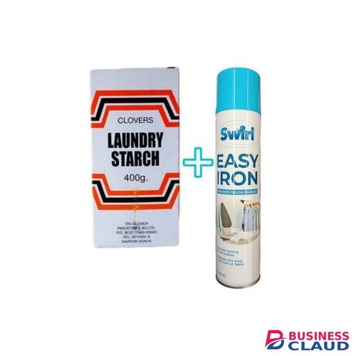 Clovers Laundry Starch + Swirl Easy Iron nk