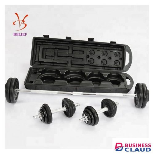 50kg Adjustable Chromed Cast Iron Dumbbell Weight Set With A Case