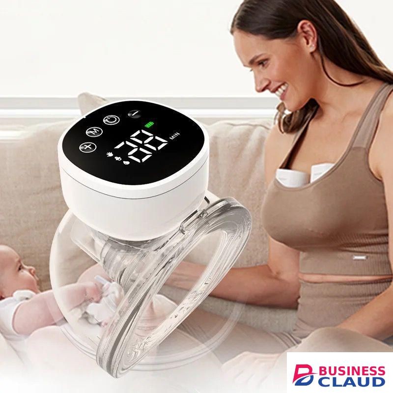 2/1pcs Electric Breast Pumps Portable Hands Free Wearable Breast Pump