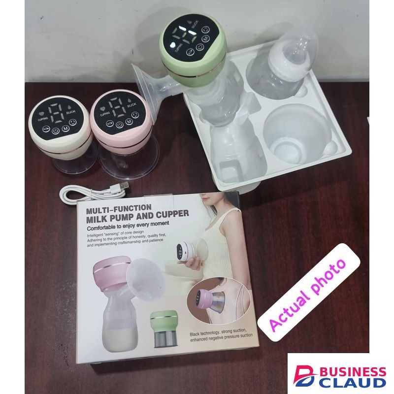 Breast Milk Pump - Smart 9 speed anti back flow design Rechargeable Multifunction breast milk pump and cupper