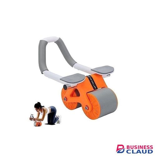 Ab Roller with Elbow Support, New Upgraded Automatic Rebound Abdominal Wheel with 2 Elbow Support