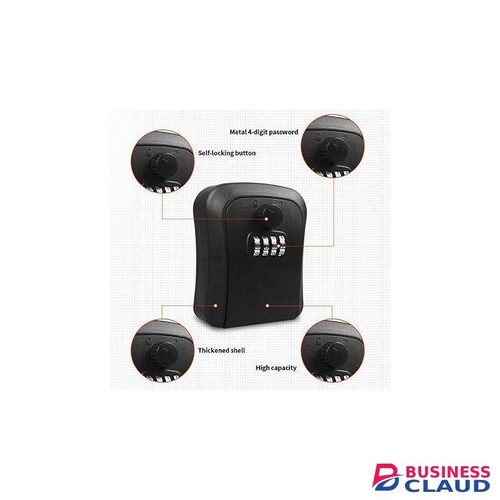 Safes Wall Key Storage Secret Box Organizer 4-digit Combination Password Security Password Lock Key Safe Keyless Home