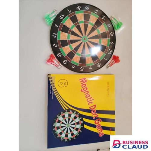 Magnetic Dart Board Game Set with Safe Soft-Tip Darts for Indoor Family and Skill Practice Play