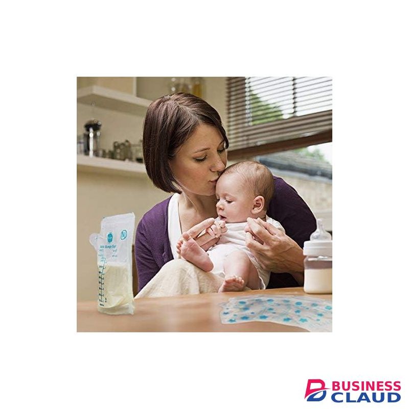 30 PIECES- Breastmilk Storage Bags Easy Pour Spout 30 Count, Pre-Sterilized BPA Free Ready To Use Zipper Seal Bags For Pumping Freezing And Feeding Self-Standing Flat Profile Space Saving