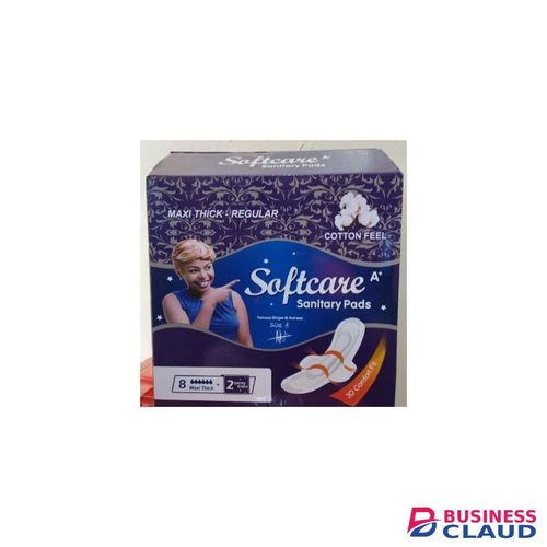 Softcare Sanitary Pads (Maxi Thick) 8-Count X 24-Pack