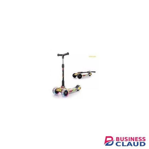 Lights On Wheels Kids Scooter Adjustable Height & Melody