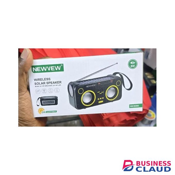 Newvew NV-9204 Wireless Solar Speaker.