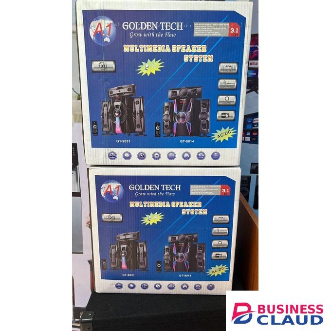 3.1CH GOLDENTECH MULTIMEDIA SPEAKER SYSTEM (WITH WOOFER)