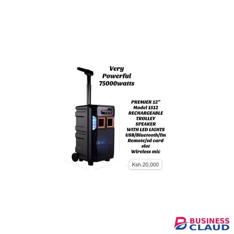 Premier 12 Inches Rechargeable Public Address Speaker
