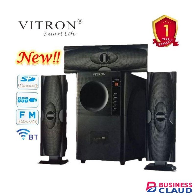Vitron 3.1CH Multimedia Hi-Fi Sub-Woofer Speaker System Powerful Audio Speaker System