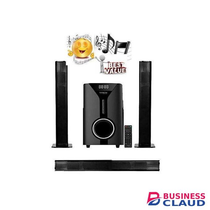 Vitron 2.1CH Multimedia Speaker System with Bluetooth, USB and FM for Maximum Entertainment