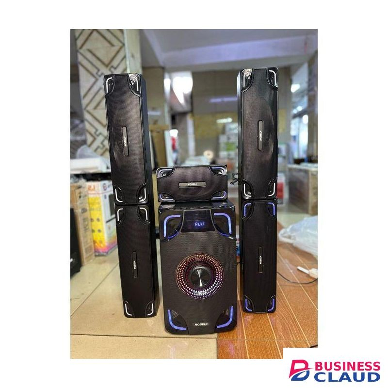 Nobel NB-2080 Home Theatre Sound System with Sleek Tall Boy Speakers 55000W