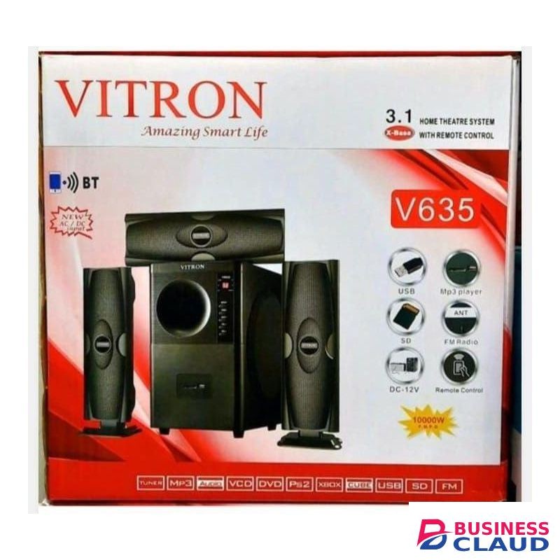 Home Theatre System – Bluetooth, USB, FM, Remote Control