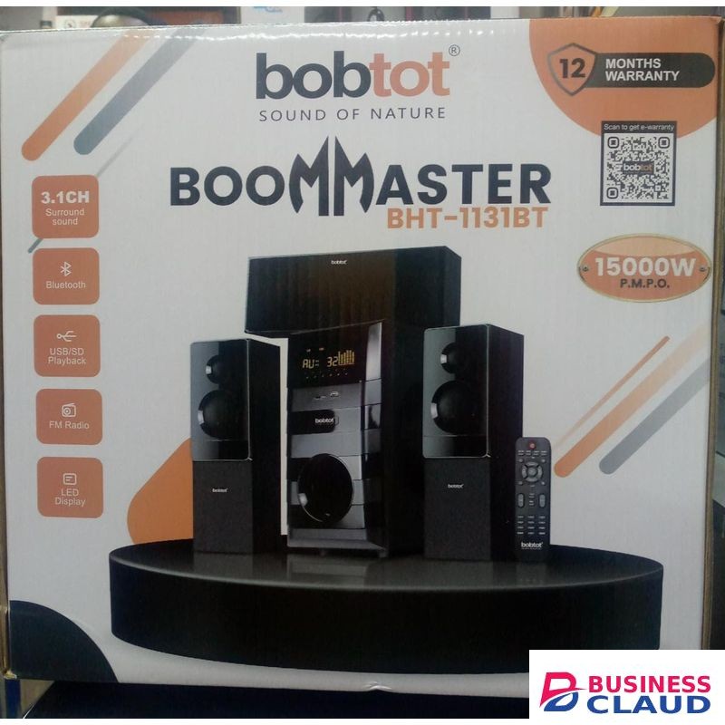 bobtot 3.1 Channel Home Theater System – 15000W PMPO, Model BHT-1131BT