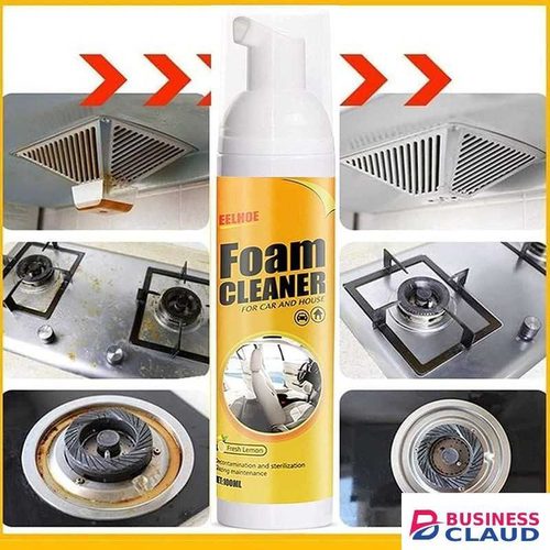 Multi-Purpose Foam Cleaner, Multipurpose Foam Cleaner Spray, All-Purpose Household Cleaners for Car and Kitchen
