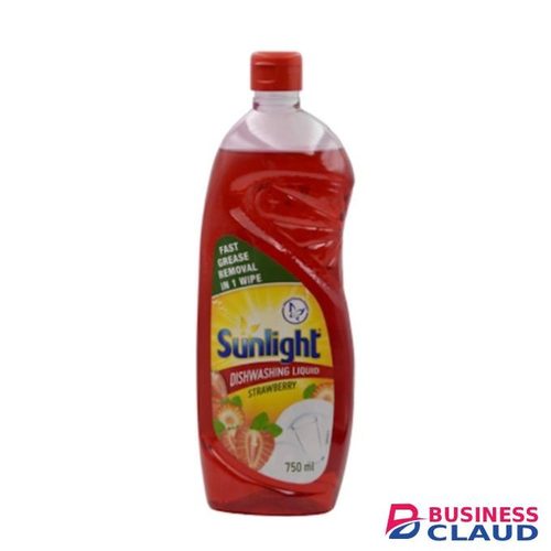 Sunlight Dishwashing Liquid Strawberry – For Effective Grease Removal & Fresh Dishes + Free Gift
