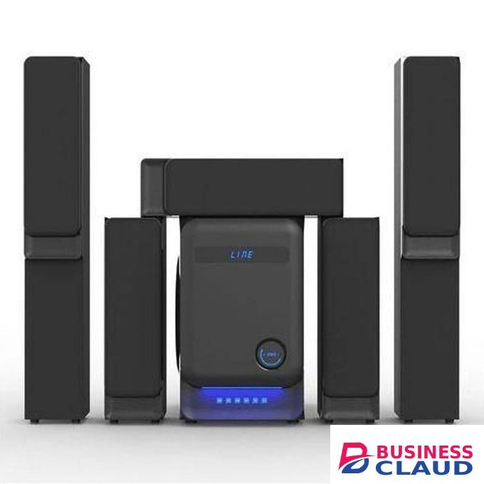 Nobel 5.1 CH Multimedia Speaker BT/USB/SD/FM -22000Watts