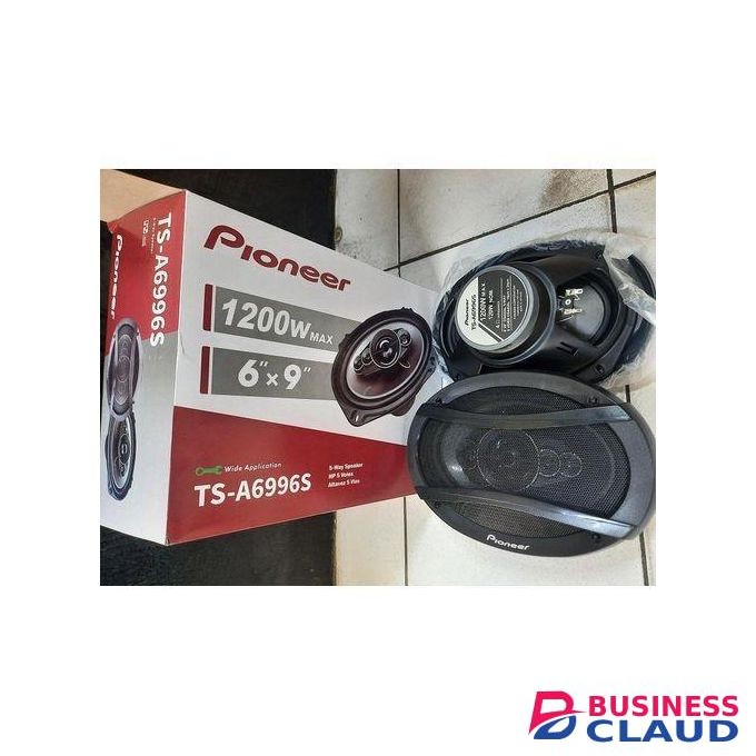 Pioneer Speaker. 1200W. 6 x 9 inch 5 - Way, TS-A6996S Car Oval Mid range pair