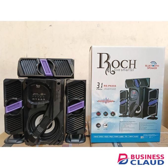 Roch 3.1ch Home Theatre Multimedia Speaker System – Powerful Sound, Cinematic Experience