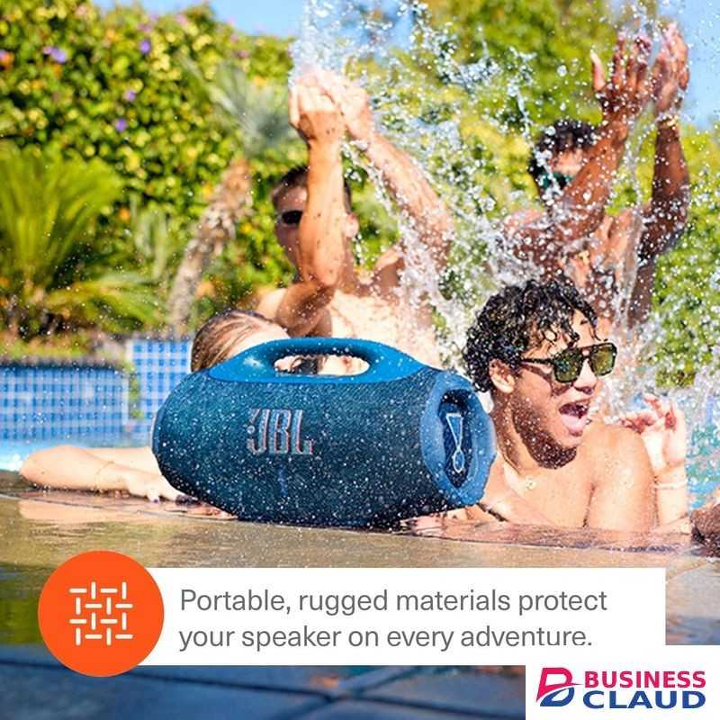 Jbl Boombox 4 - Most Powerful Portable Waterproof Speaker with Massive Pro Sound, Up to 34 Hours of Playtime, & Multi-Speaker Connection by Auracast™ (Black)