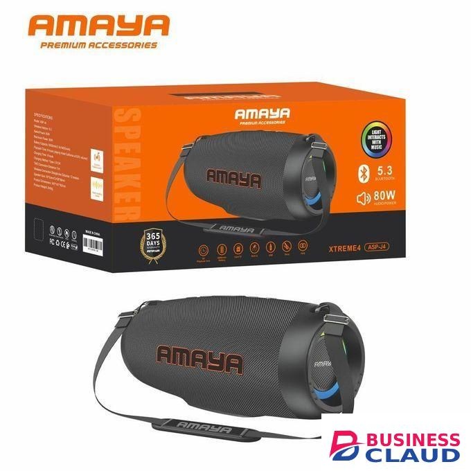 Amaya XTREME4 ASP-J4 Bluetooth Speaker, 80W - Black