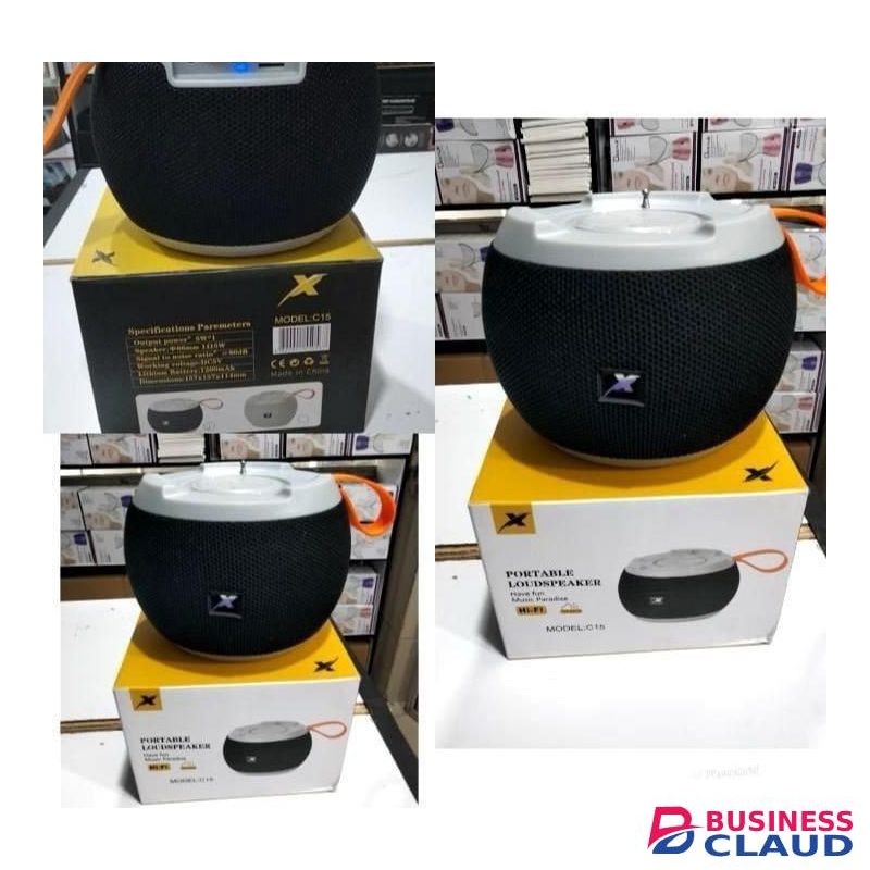 C15 Portable Bluetooth Speaker – Powerful Bass, 1200mAh Battery, Wireless Connection, Multi-Mode Playback