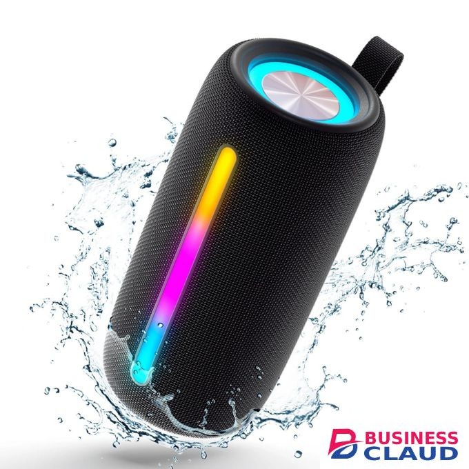 Bluetooth speaker RGB light HD sound wireless pairing portable speaker for travel home party outdoor beach