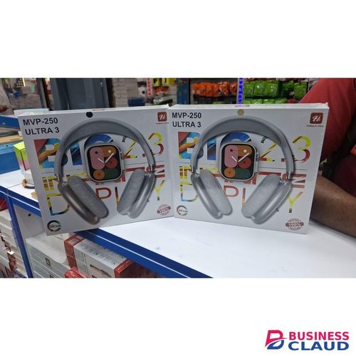 HiWatch MVP 250 Ultra Smartwatch + Headphone Combo – Health & Audio in One Set