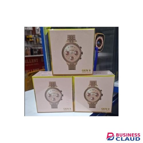 Fossil Gen 9 Smartwatch – Diamond Accent Band & Silicone Strap, Wireless Charging