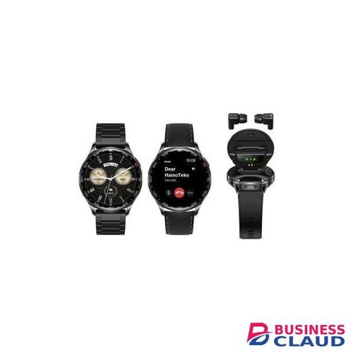HainoTeko ST-7 Smartwatch with Wireless Earbuds – AMOLED Screen, Waterproof, Multipurpose Design